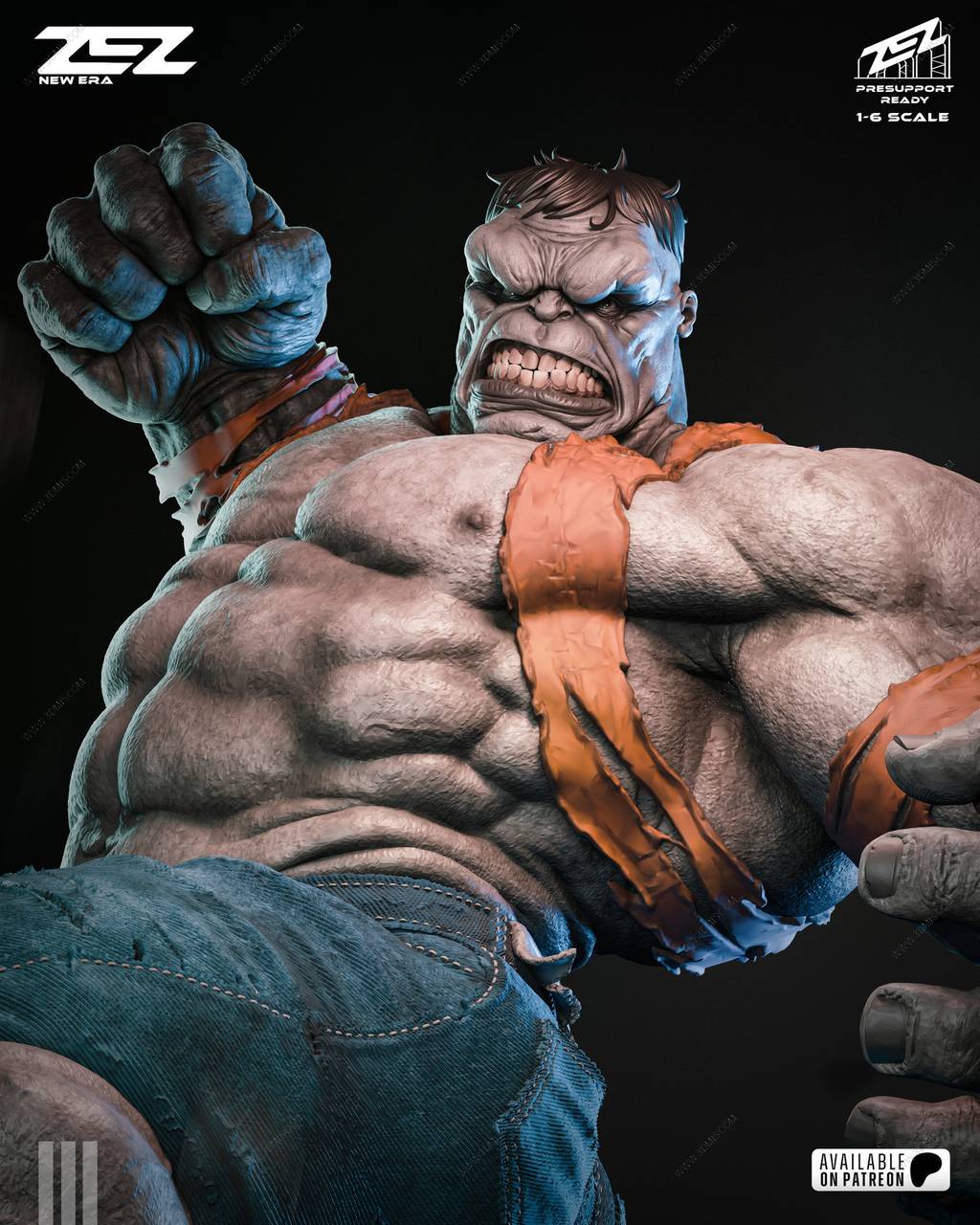 P站图纸印象馆 ZEZ STUDIOS 漫威 浩克 ZEZ STUDIOS 漫威 浩克