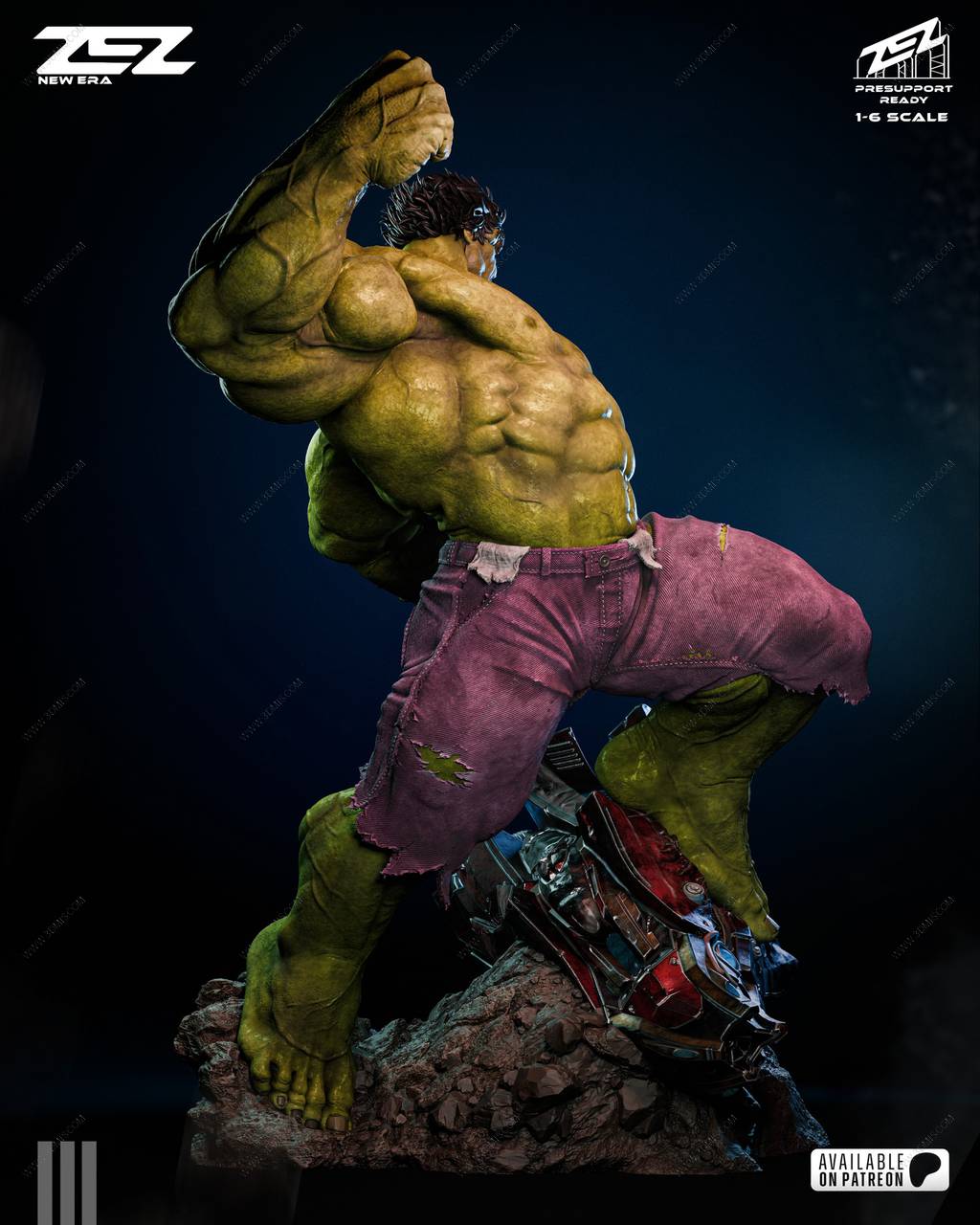 P站图纸印象馆 ZEZ STUDIOS 漫威 浩克 ZEZ STUDIOS 漫威 浩克