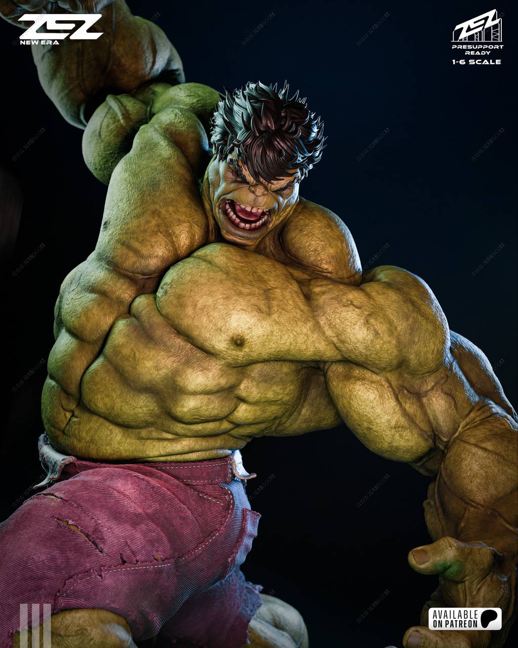 P站图纸印象馆 ZEZ STUDIOS 漫威 浩克 ZEZ STUDIOS 漫威 浩克