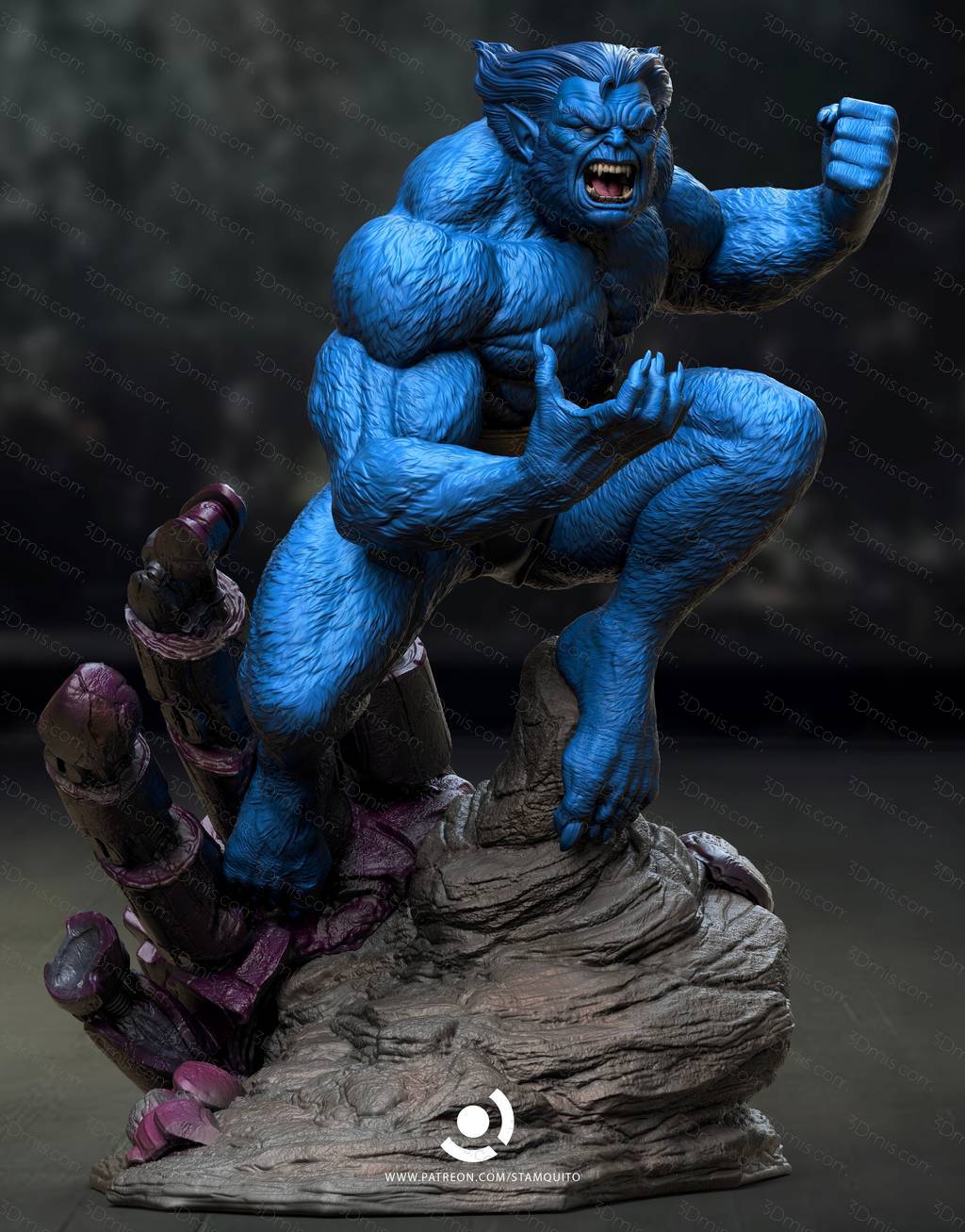 P站图纸印象馆 Stalyn Quito 漫威 野兽 Stalyn Quito 漫威 野兽