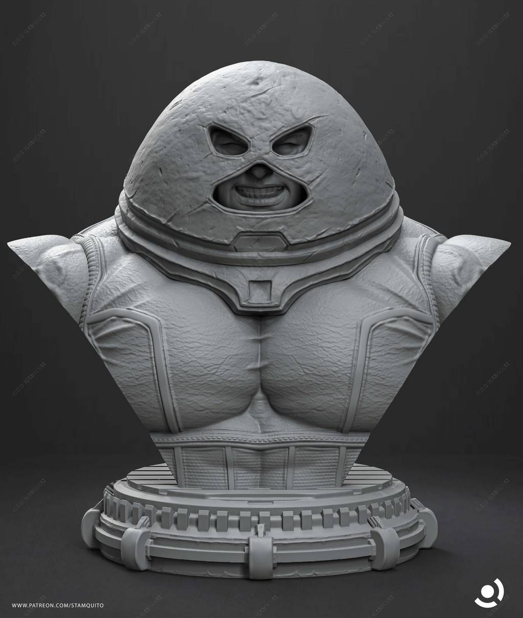 P站图纸印象馆 Stalyn Quito 漫威 红坦克 Stalyn Quito 漫威 红坦克