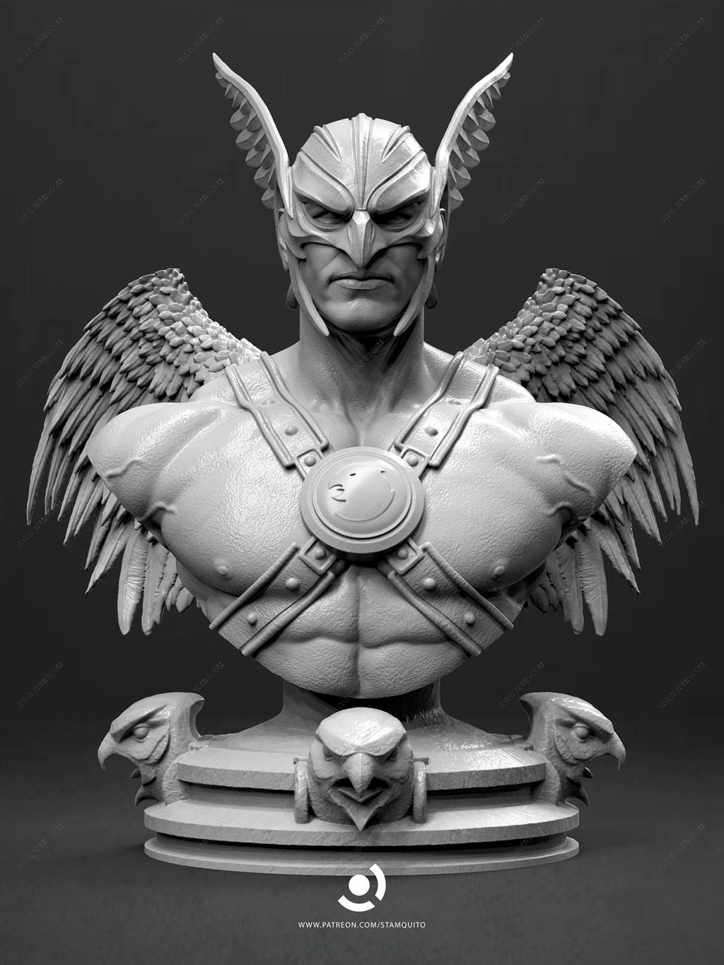 P站图纸印象馆 Stalyn Quito 漫威 鹰侠 Stalyn Quito 漫威 鹰侠