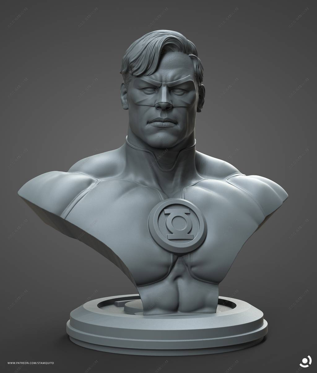 P站图纸印象馆 Stalyn Quito DC漫画 绿灯侠 Stalyn Quito DC漫画 绿灯侠