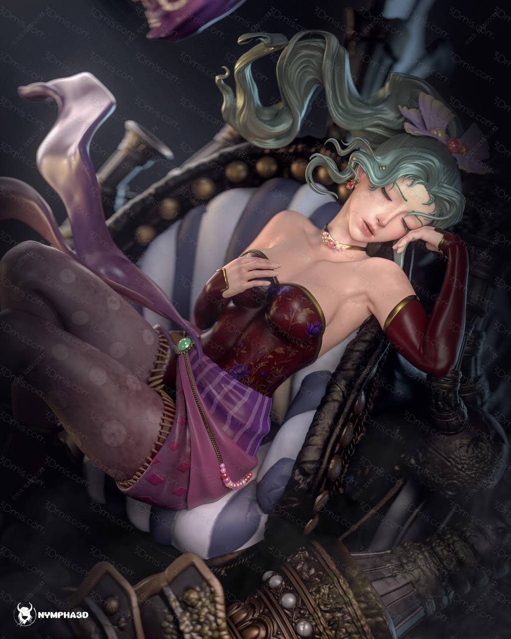 P站图纸印象馆 NYMPHA 3D 最终幻想 蒂娜 NYMPHA 3D 最终幻想 蒂娜