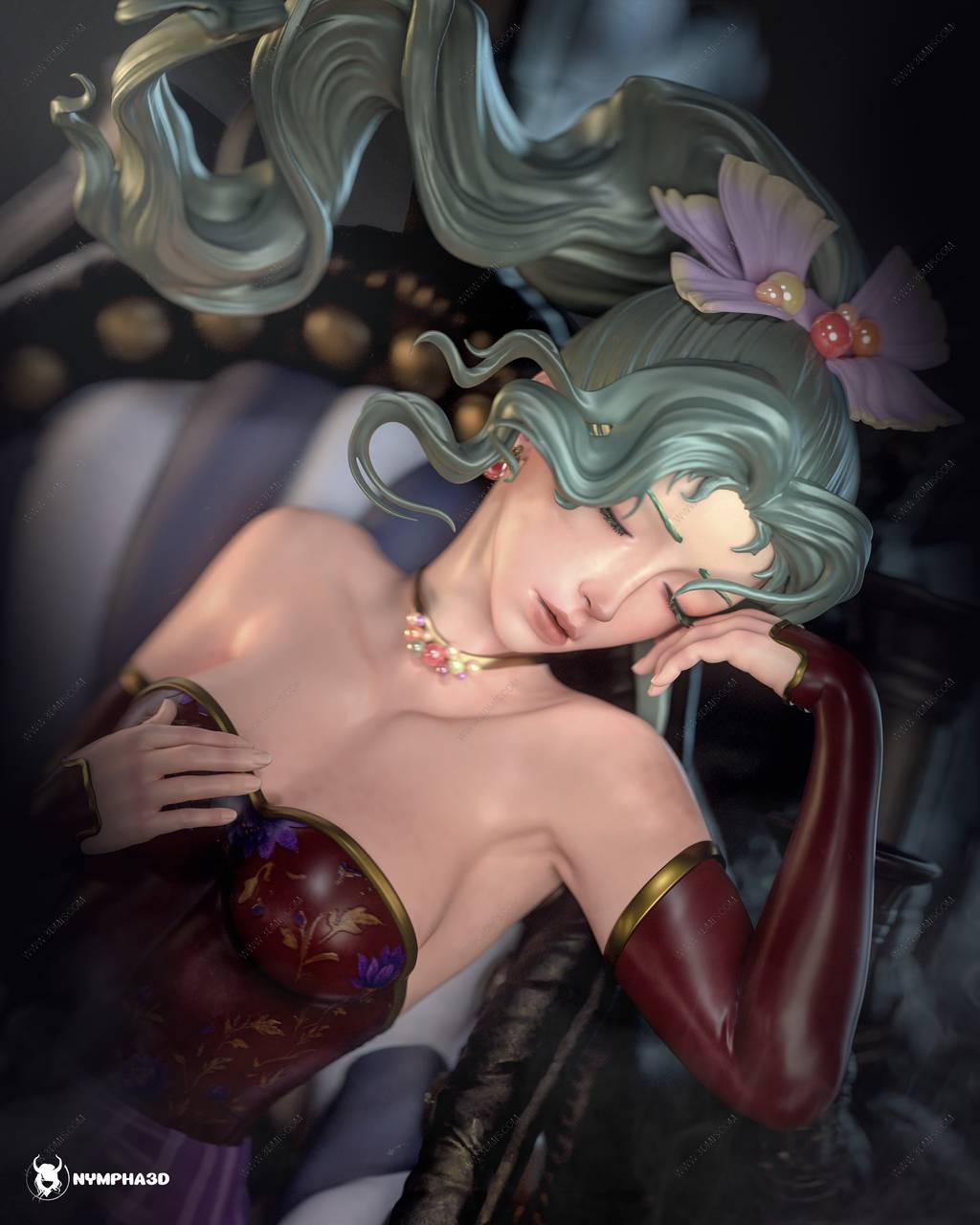 P站图纸印象馆 NYMPHA 3D 最终幻想 蒂娜 NYMPHA 3D 最终幻想 蒂娜