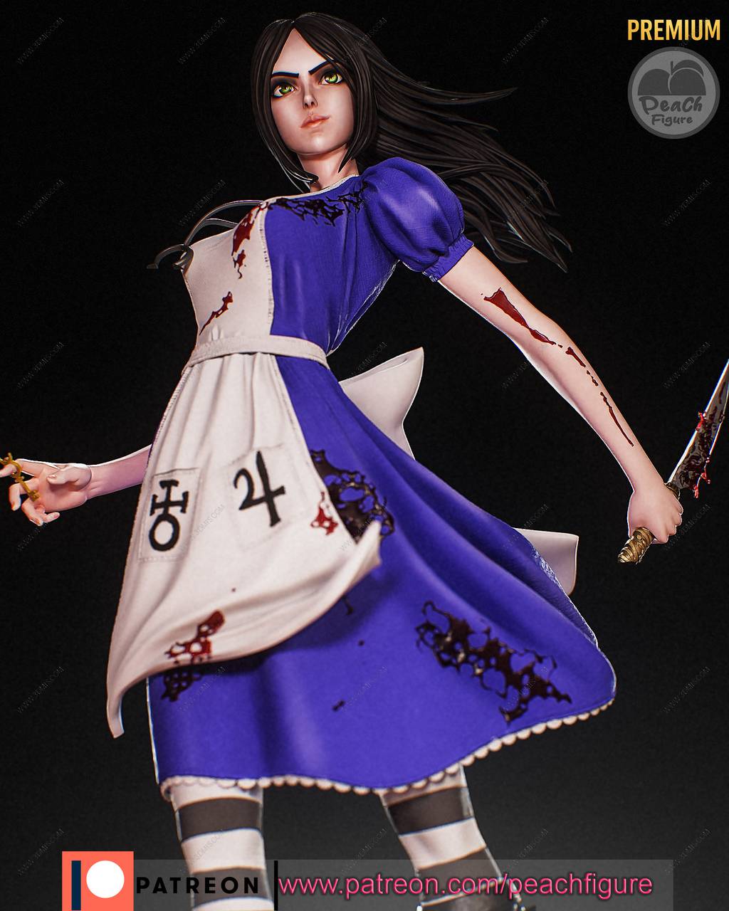 P站图纸印象馆 Peach Figure 爱丽丝梦游仙境 爱丽丝 Peach Figure 爱丽丝梦游仙境 爱丽丝