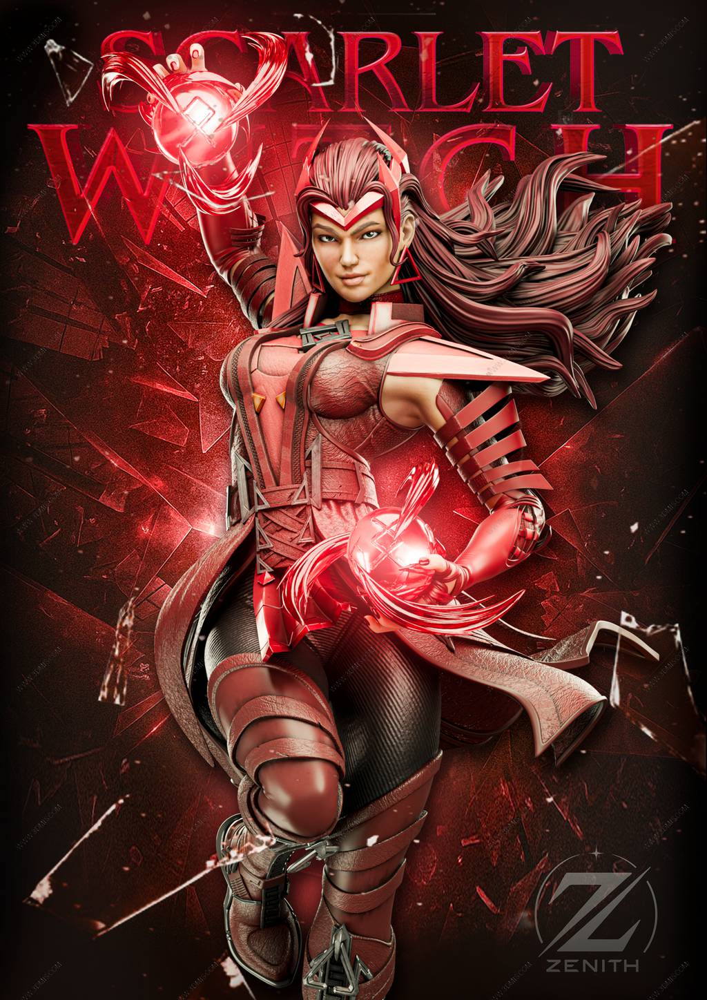 P站图纸印象馆 ZEZ STUDIOS 漫威 绯红女巫 ZEZ STUDIOS 漫威 绯红女巫