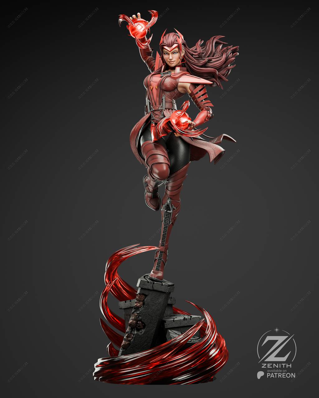 P站图纸印象馆 ZEZ STUDIOS 漫威 绯红女巫 ZEZ STUDIOS 漫威 绯红女巫