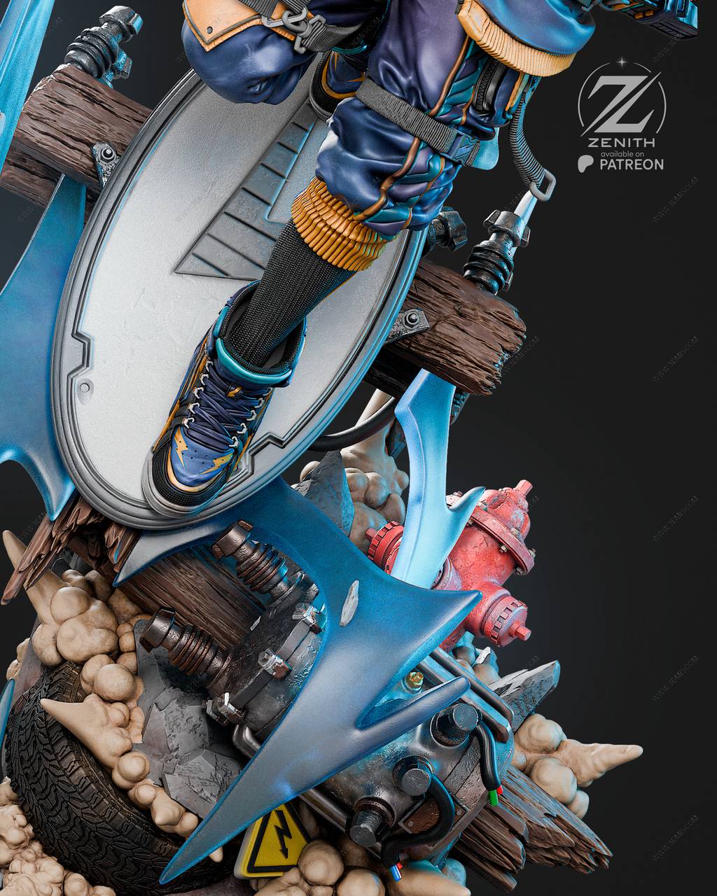 P站图纸印象馆 ZEZ STUDIOS DC漫画 静电侠 ZEZ STUDIOS DC漫画 静电侠