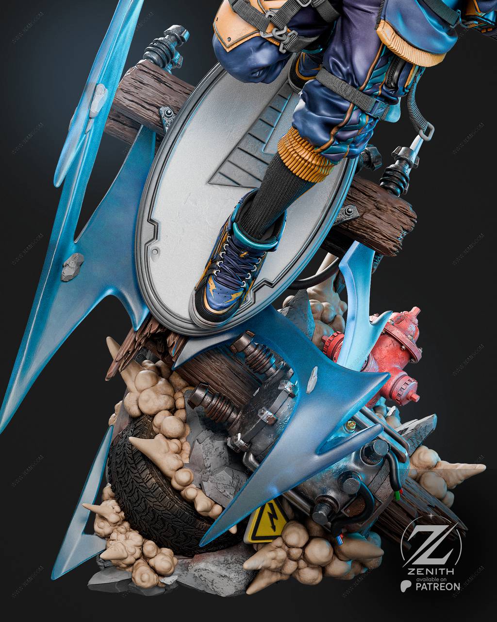 P站图纸印象馆 ZEZ STUDIOS DC漫画 静电侠 ZEZ STUDIOS DC漫画 静电侠