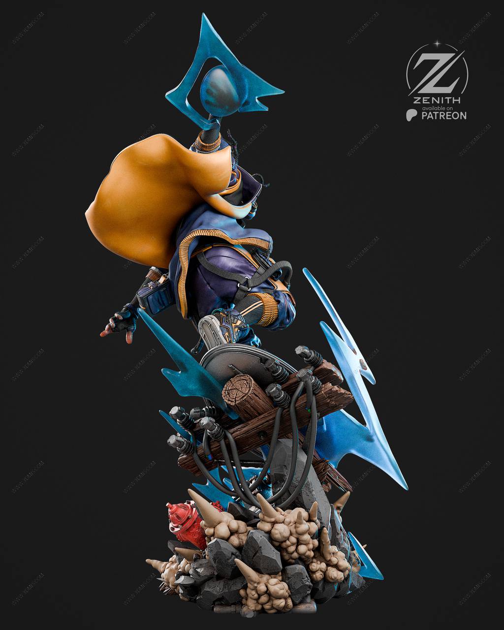 P站图纸印象馆 ZEZ STUDIOS DC漫画 静电侠 ZEZ STUDIOS DC漫画 静电侠