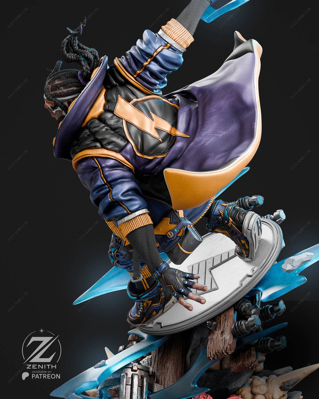 P站图纸印象馆 ZEZ STUDIOS DC漫画 静电侠 ZEZ STUDIOS DC漫画 静电侠