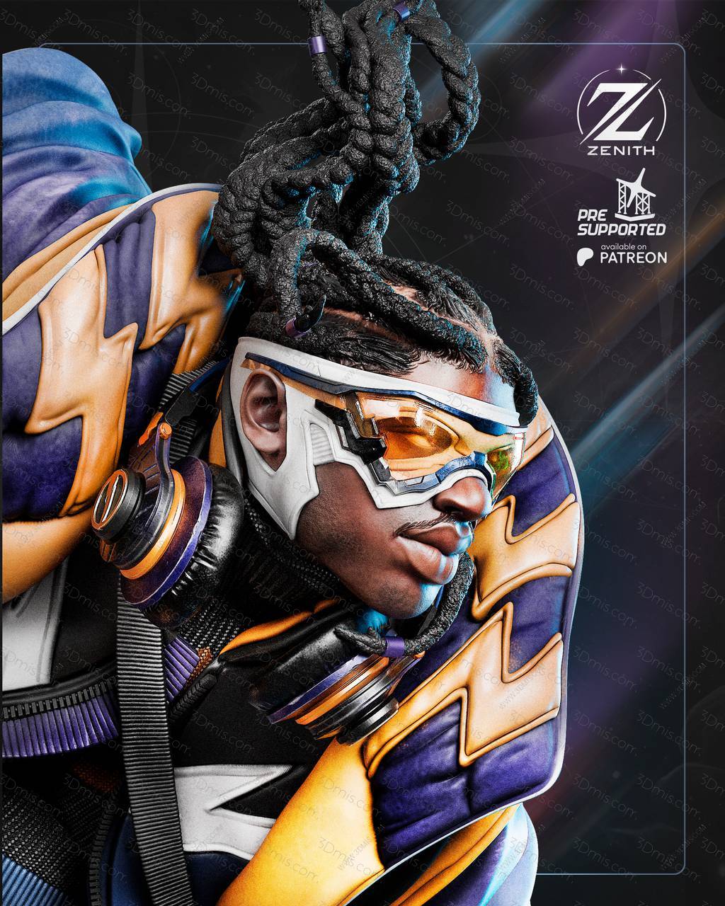 P站图纸印象馆 ZEZ STUDIOS DC漫画 静电侠 ZEZ STUDIOS DC漫画 静电侠