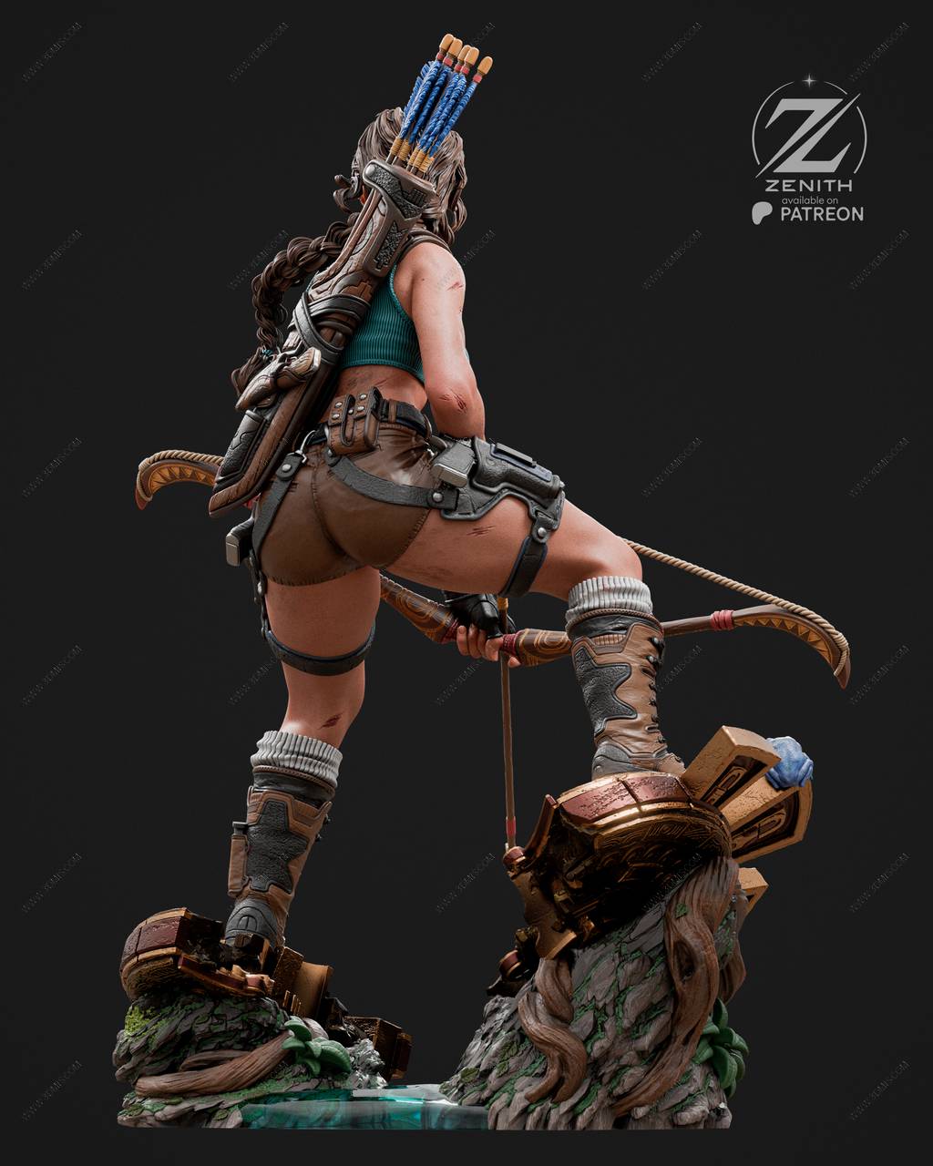 P站图纸印象馆 ZEZ STUDIOS 古墓丽影 劳拉 ZEZ STUDIOS 古墓丽影 劳拉