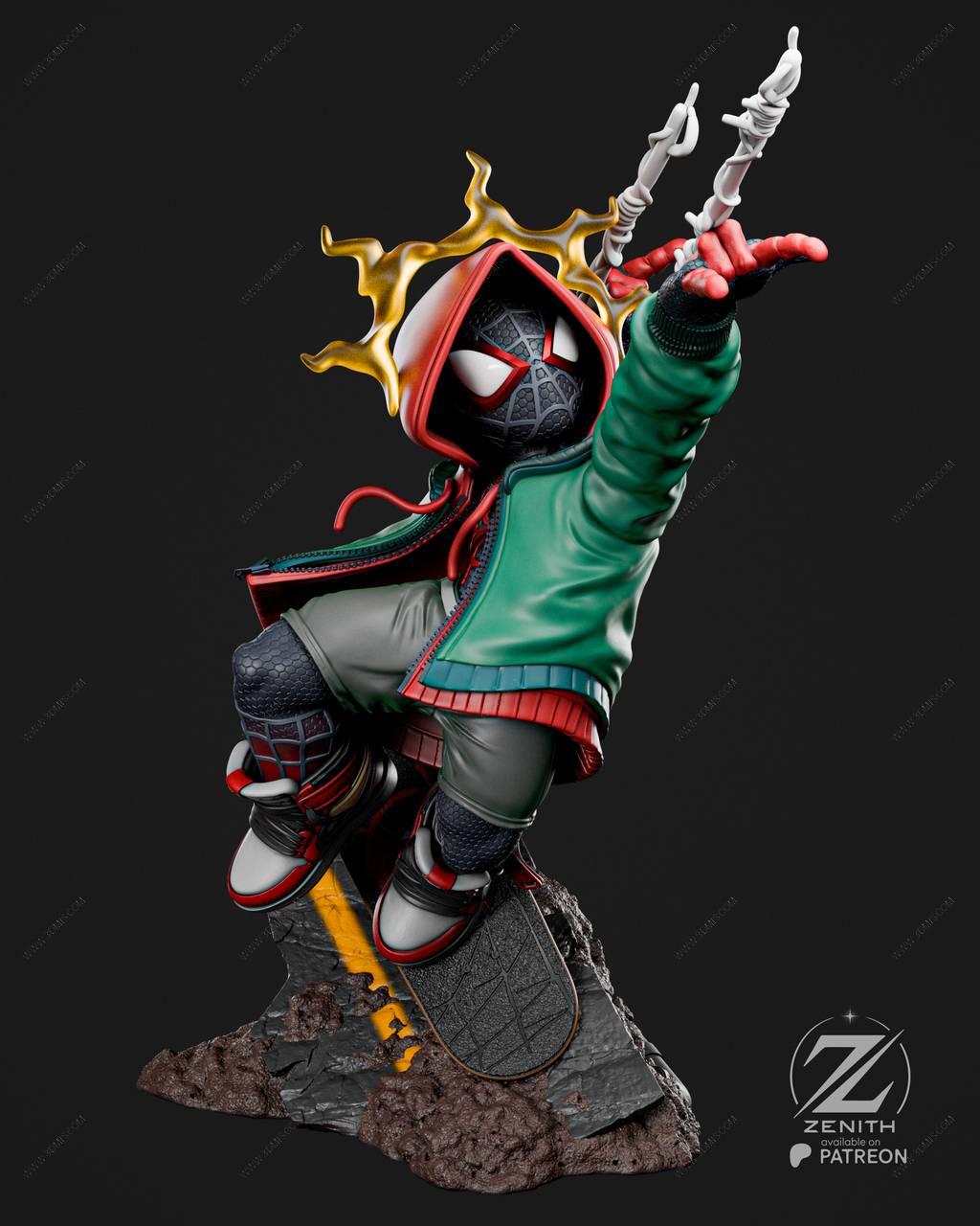 P站图纸印象馆 ZEZ STUDIOS 漫威 迈尔斯·莫拉莱斯 ZEZ STUDIOS 漫威 迈尔斯·莫拉莱斯