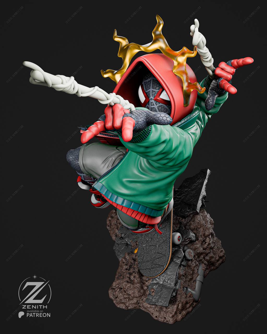 P站图纸印象馆 ZEZ STUDIOS 漫威 迈尔斯·莫拉莱斯 ZEZ STUDIOS 漫威 迈尔斯·莫拉莱斯