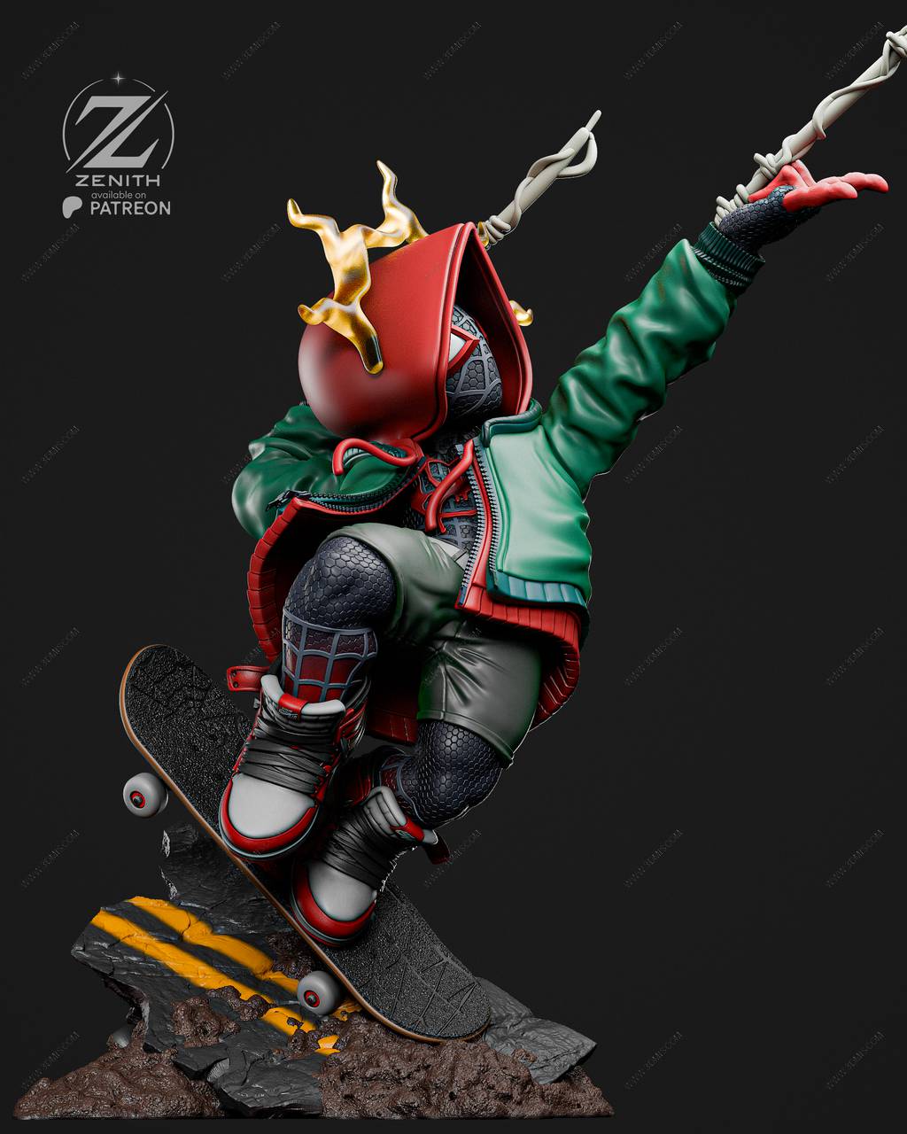 P站图纸印象馆 ZEZ STUDIOS 漫威 迈尔斯·莫拉莱斯 ZEZ STUDIOS 漫威 迈尔斯·莫拉莱斯