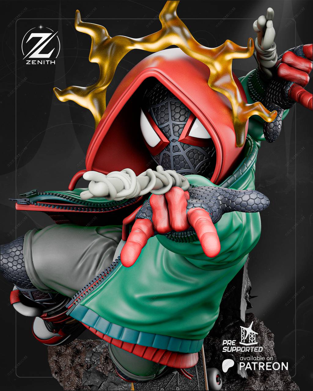 P站图纸印象馆 ZEZ STUDIOS 漫威 迈尔斯·莫拉莱斯 ZEZ STUDIOS 漫威 迈尔斯·莫拉莱斯