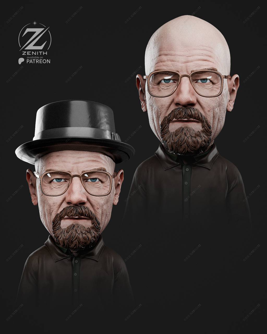 P站图纸印象馆 ZEZ STUDIOS 绝命毒师 老白 ZEZ STUDIOS 绝命毒师 老白