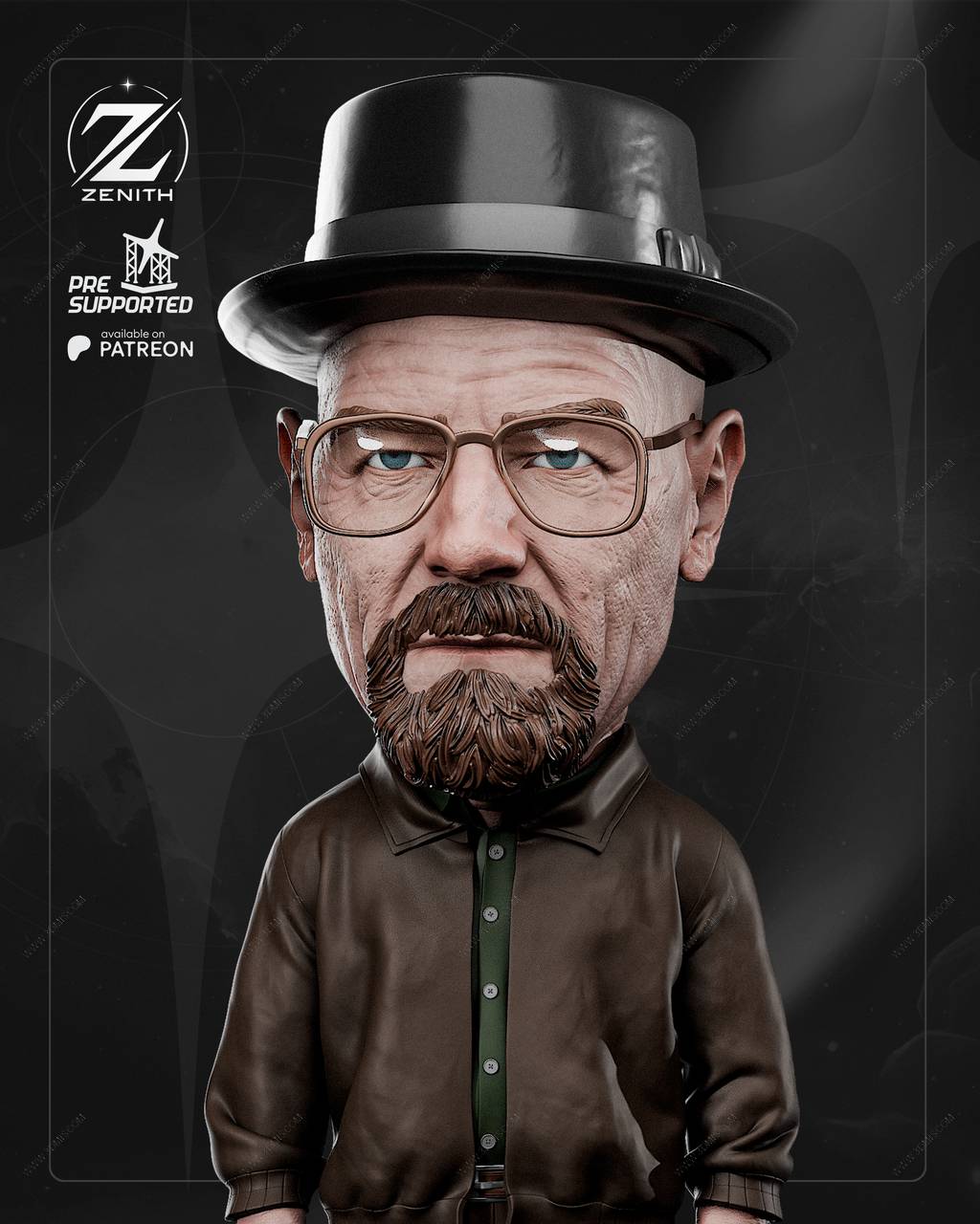 P站图纸印象馆 ZEZ STUDIOS 绝命毒师 老白 ZEZ STUDIOS 绝命毒师 老白