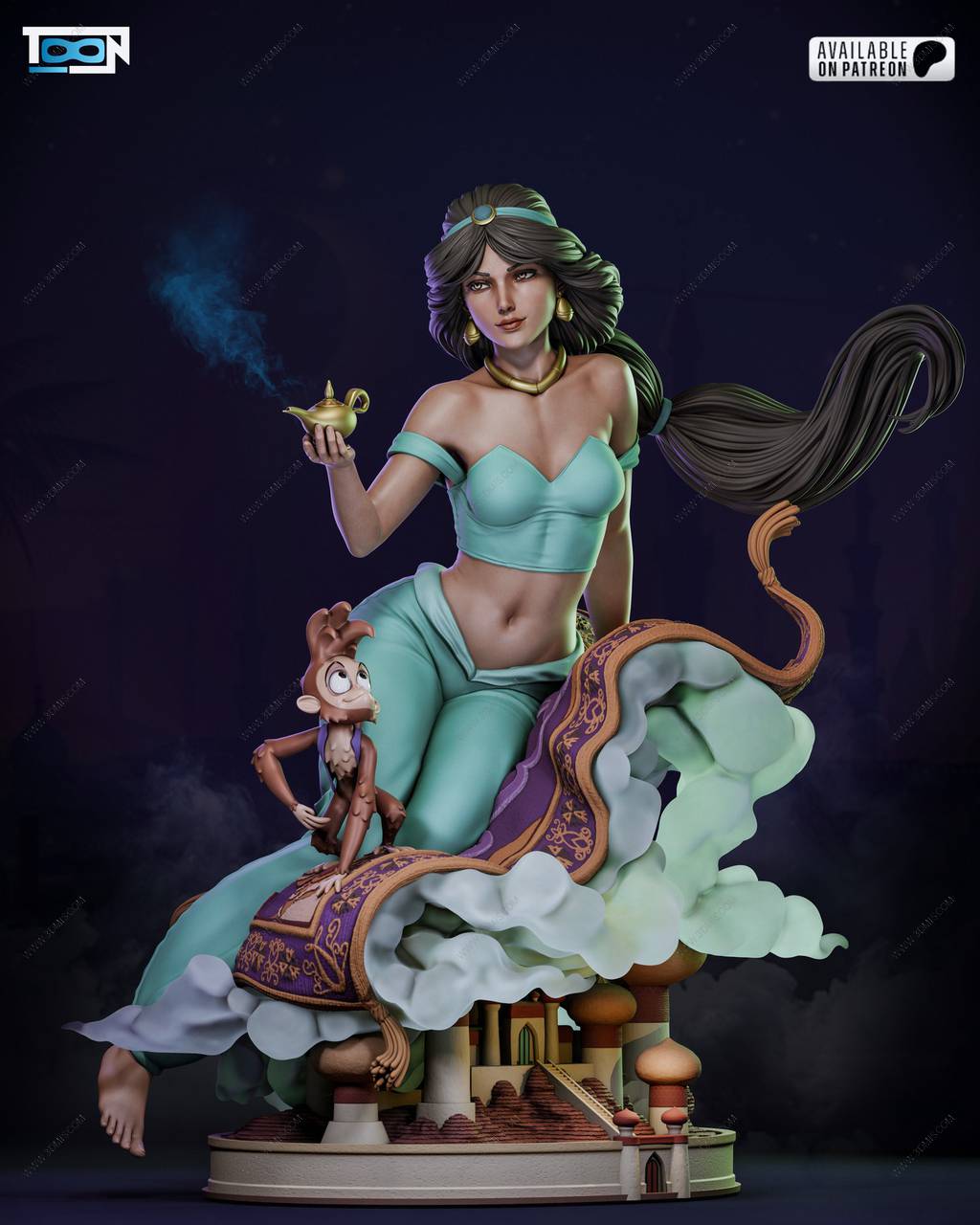 P站图纸印象馆 Toon Studios 阿拉丁 茉莉公主 Toon Studios 阿拉丁 茉莉公主