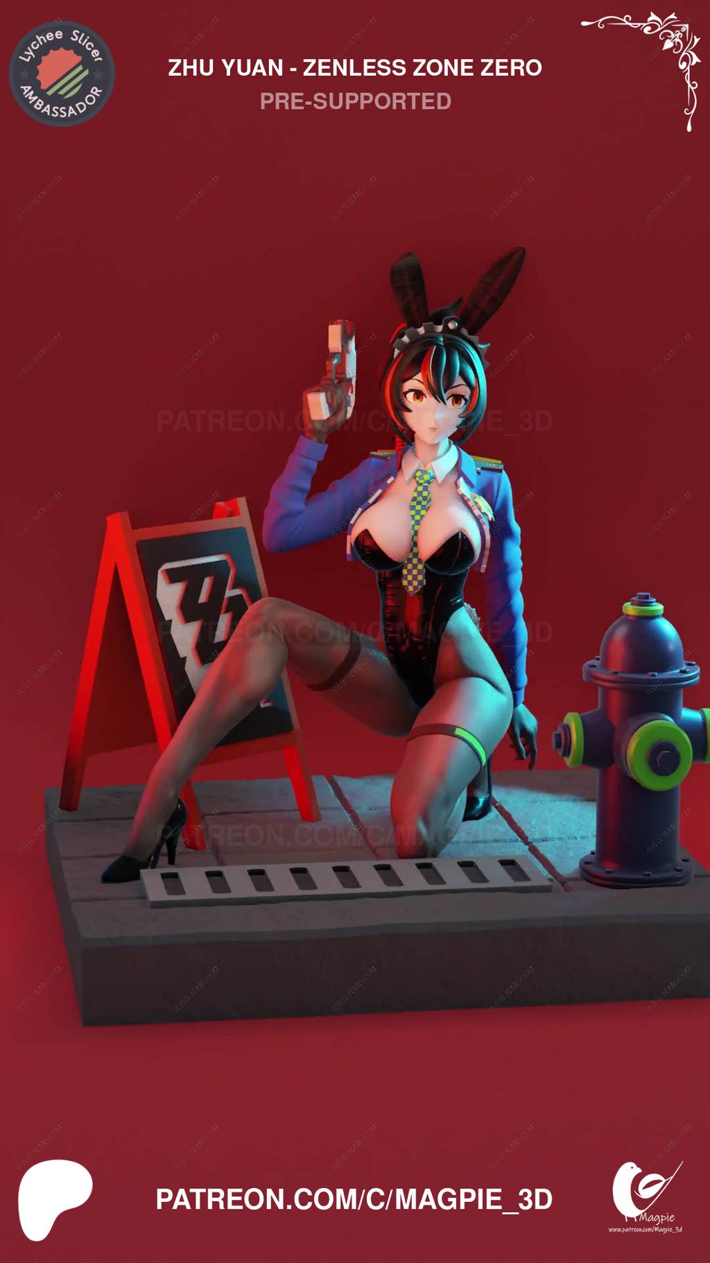 P站图纸印象馆 绝区零 朱鸢 绝区零 朱鸢