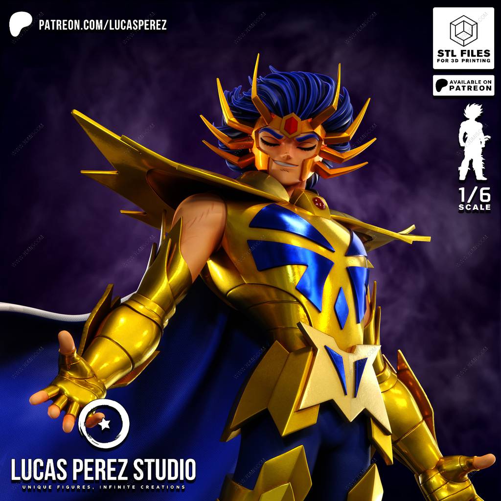 P站图纸印象馆 Lucas Perez 圣斗士星矢 巨蟹座 迪斯马斯克 Lucas Perez 圣斗士星矢 巨蟹座 迪斯马斯克