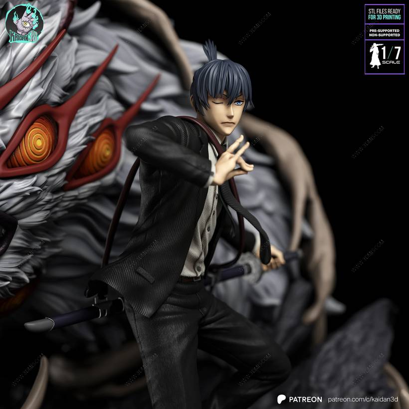 P站图纸印象馆 Kaidan 链锯人 早川秋 Kaidan 链锯人 早川秋