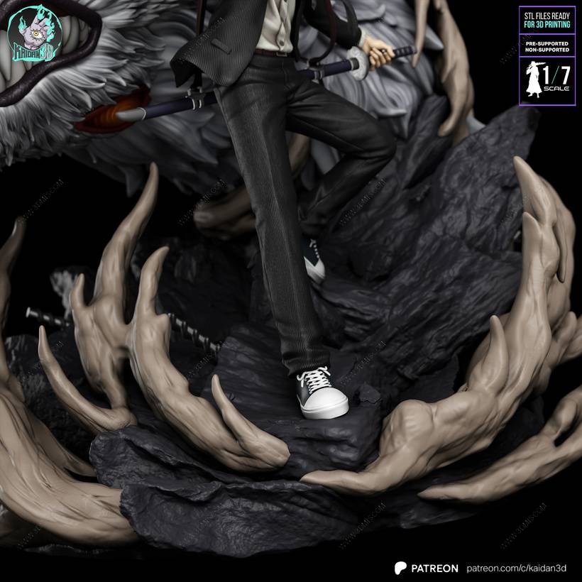 P站图纸印象馆 Kaidan 链锯人 早川秋 Kaidan 链锯人 早川秋