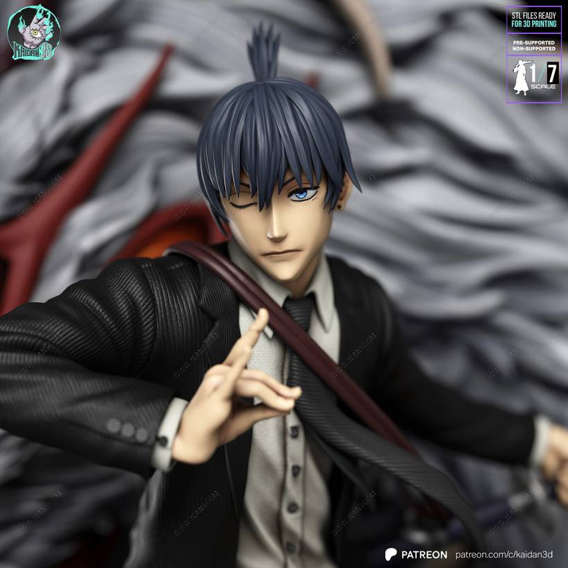 P站图纸印象馆 Kaidan 链锯人 早川秋 Kaidan 链锯人 早川秋