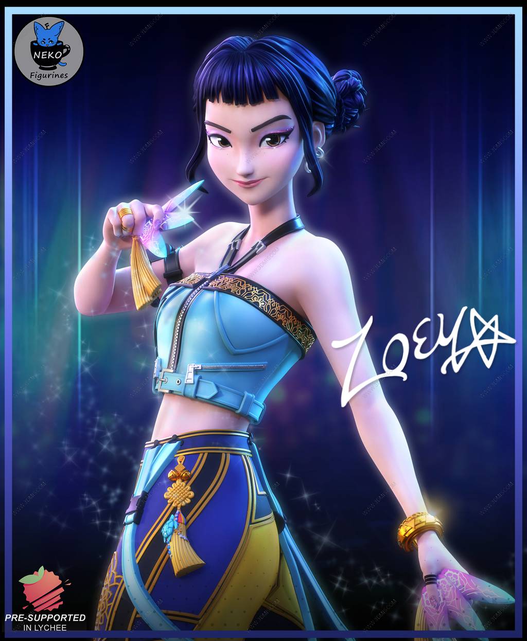 P站图纸印象馆 Neko 猎魔女团 佐伊 Neko 猎魔女团 佐伊