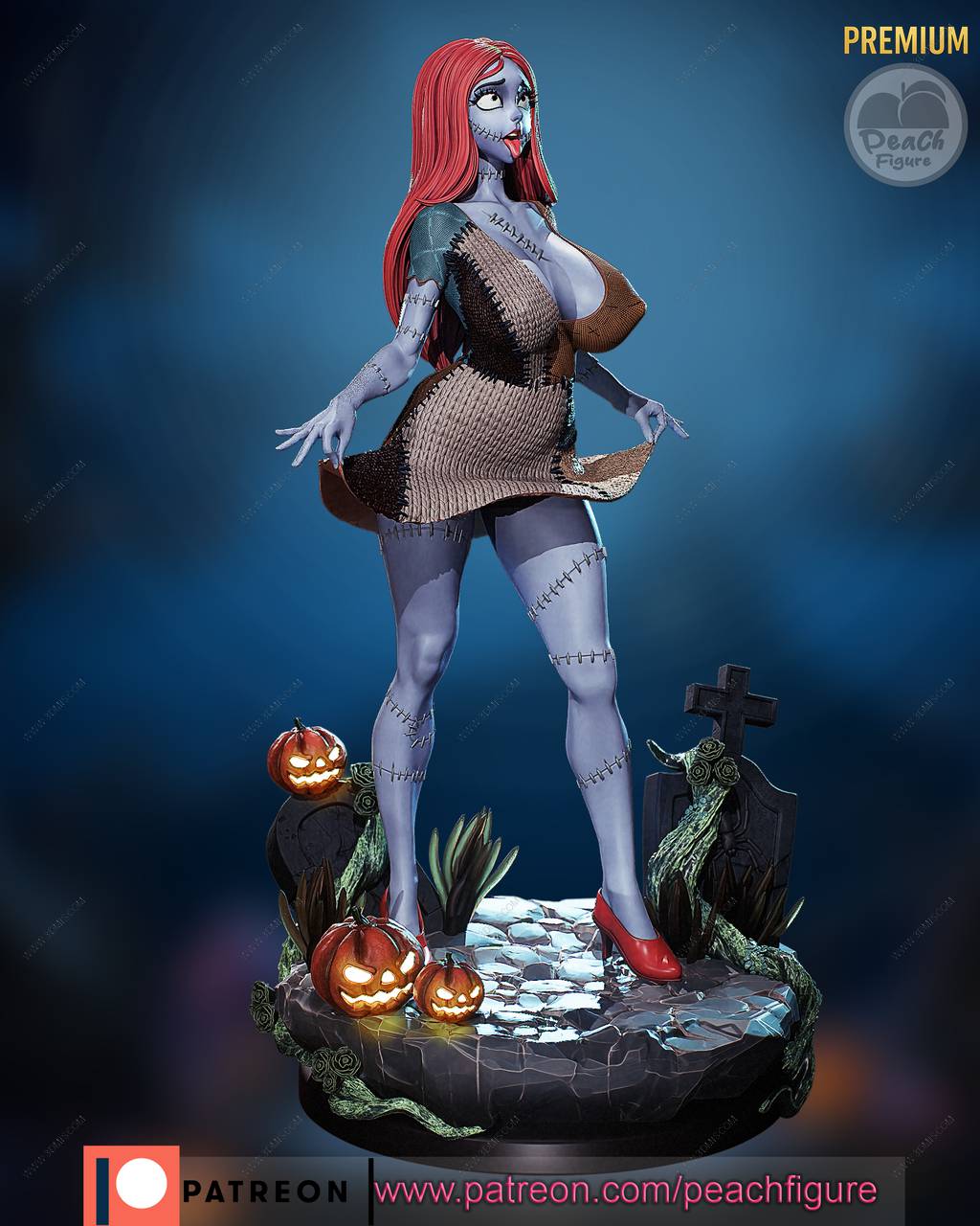 P站图纸印象馆 Peach Figure 圣诞夜惊魂 莎莉 Peach Figure 圣诞夜惊魂 莎莉