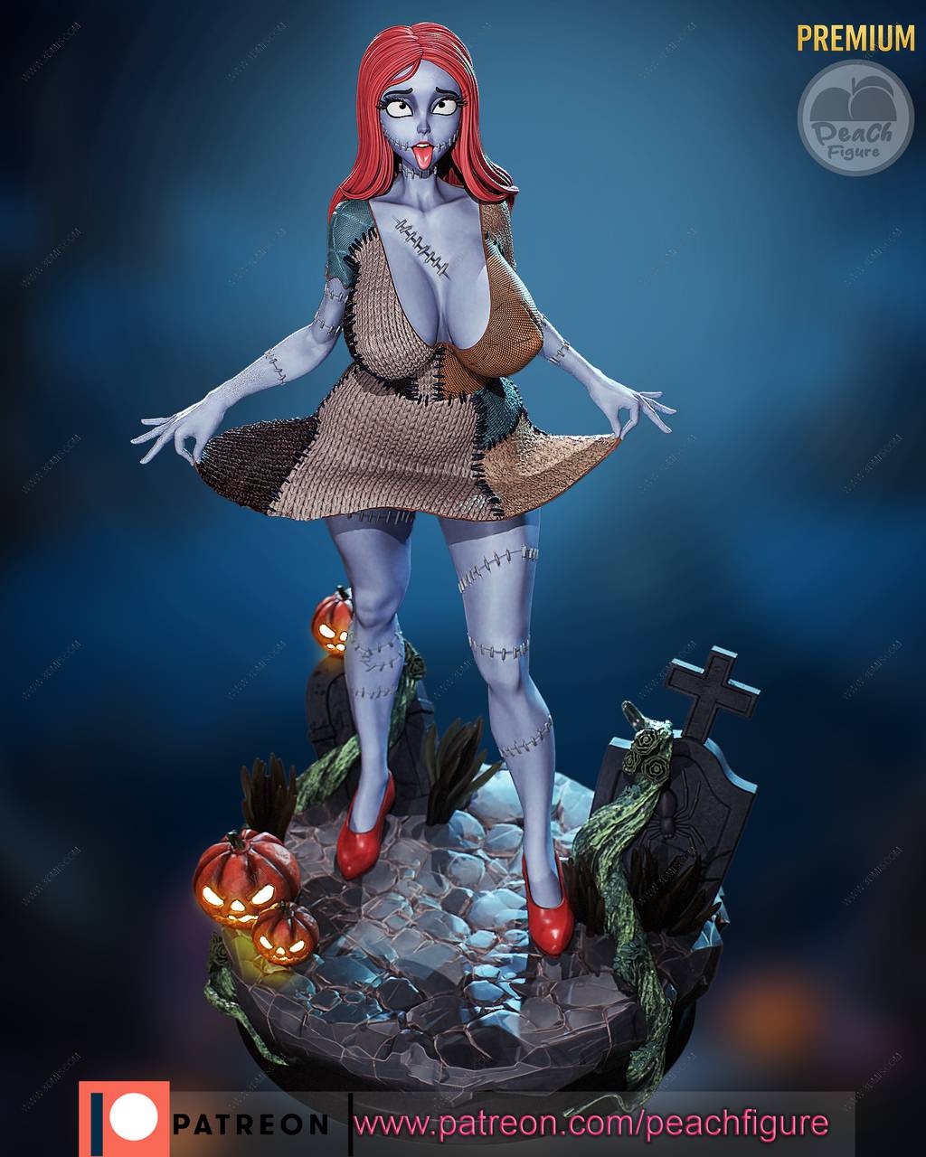 P站图纸印象馆 Peach Figure 圣诞夜惊魂 莎莉 Peach Figure 圣诞夜惊魂 莎莉