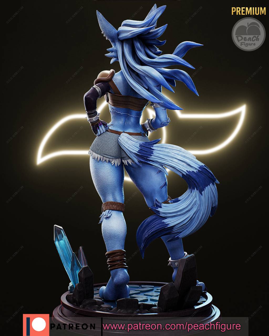 P站图纸印象馆 Peach Figure 数码怪兽 狼人加鲁鲁兽 Peach Figure 数码怪兽 狼人加鲁鲁兽