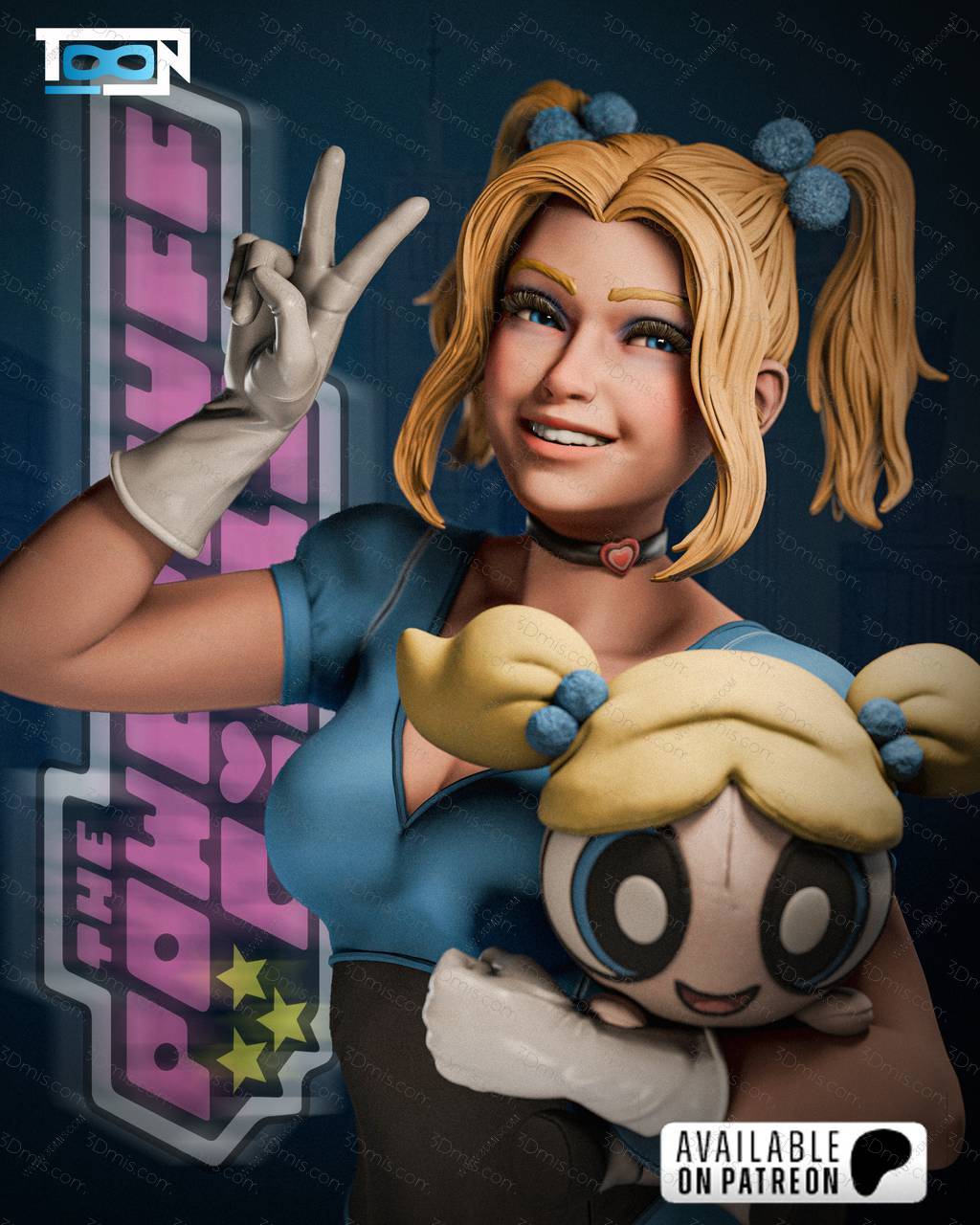 P站图纸印象馆 Toon Studios 飞天小女警 泡泡 Toon Studios 飞天小女警 泡泡