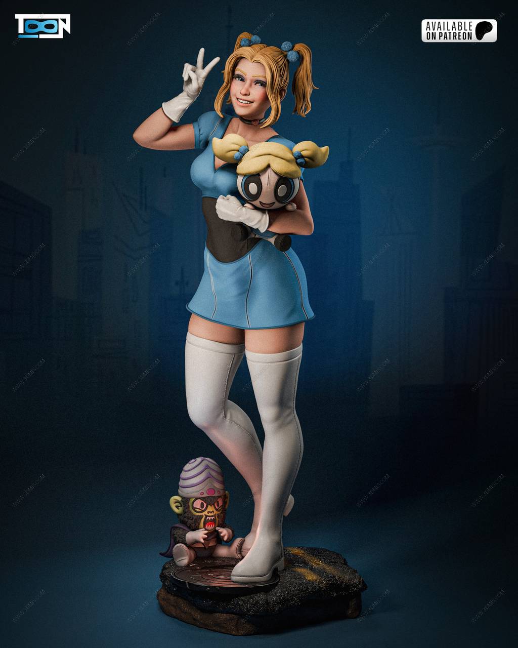 P站图纸印象馆 Toon Studios 飞天小女警 泡泡 Toon Studios 飞天小女警 泡泡