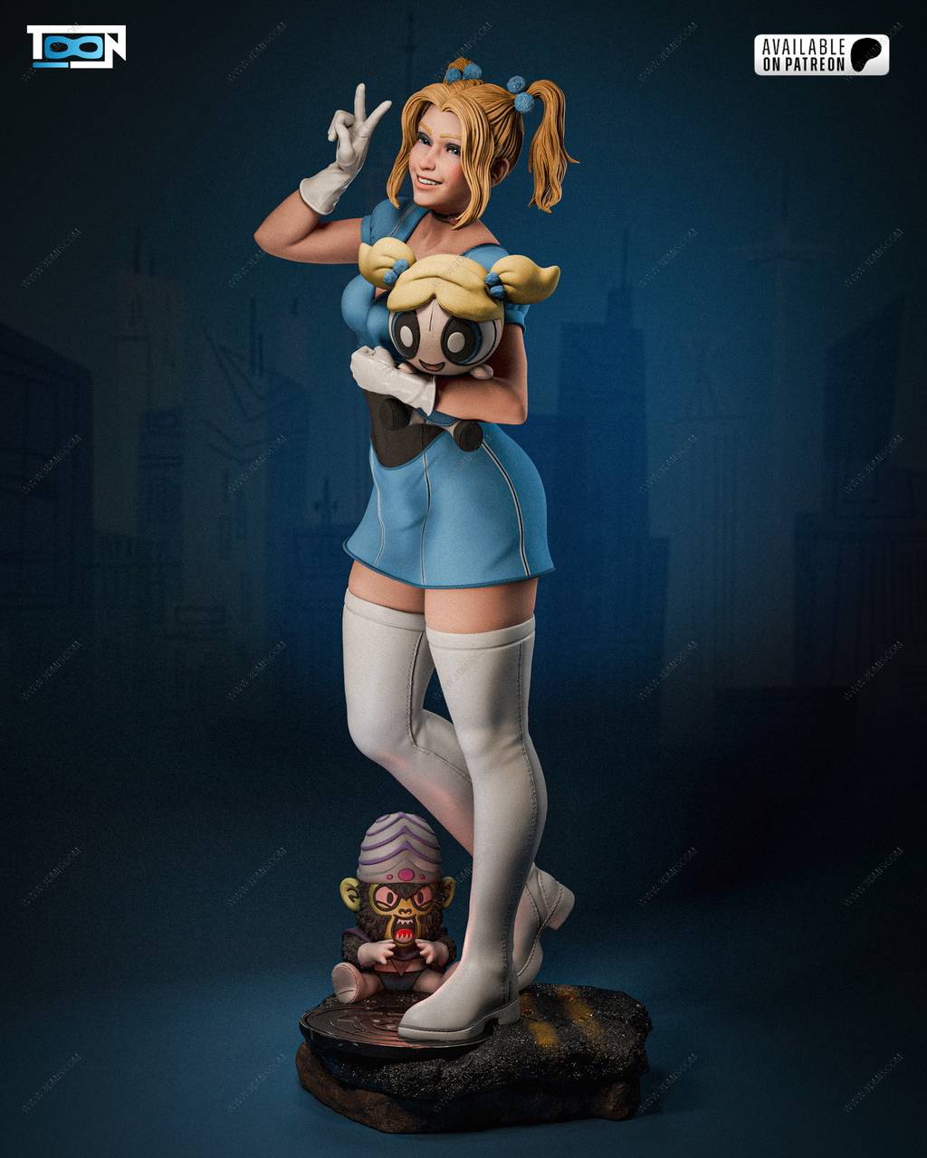 P站图纸印象馆 Toon Studios 飞天小女警 泡泡 Toon Studios 飞天小女警 泡泡