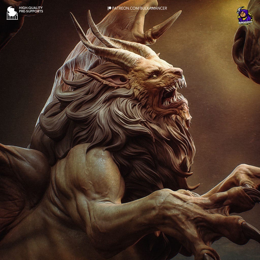 P站图纸印象馆 Bulkamancer 猎魔人 希里VS蝎尾狮 Bulkamancer 猎魔人 希里VS蝎尾狮