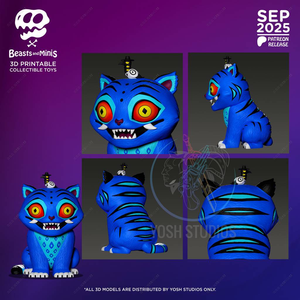 P站图纸印象馆 Yosh 猎魔女团 呆萌虎 Yosh 猎魔女团 呆萌虎