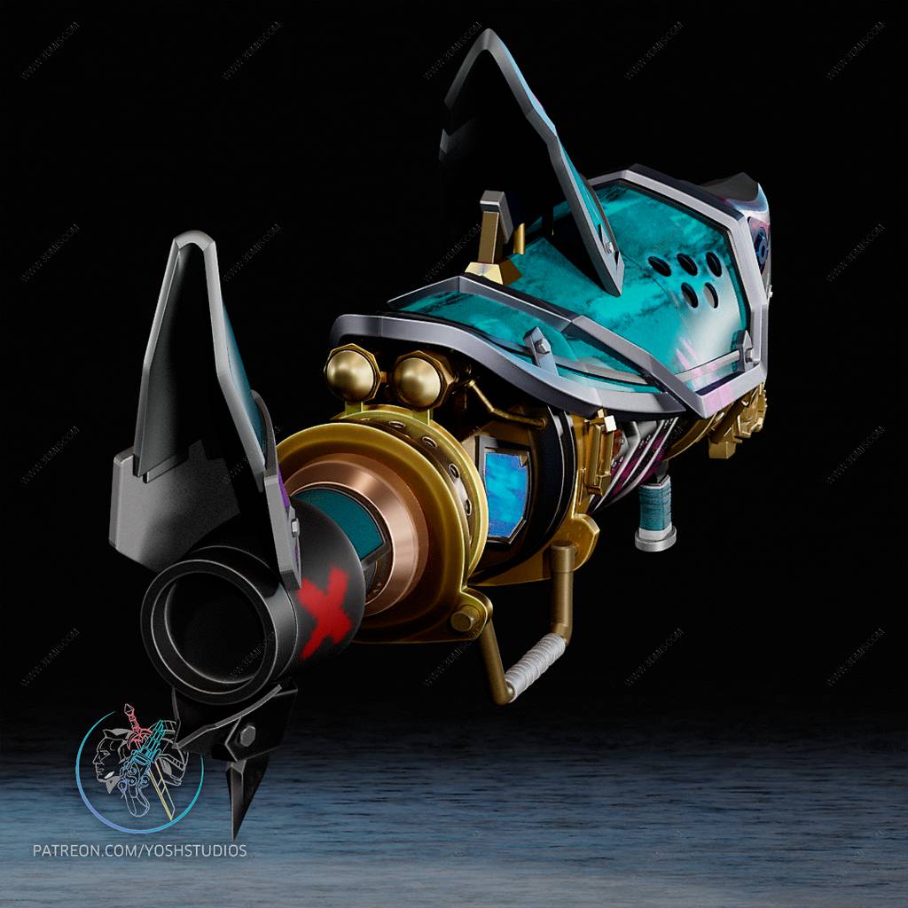 P站图纸印象馆 Yosh 英雄联盟 金克丝的鲨鱼炮 Yosh 英雄联盟 金克丝的鲨鱼炮