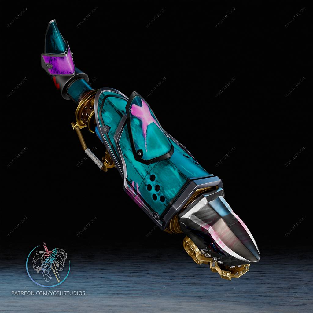 P站图纸印象馆 Yosh 英雄联盟 金克丝的鲨鱼炮 Yosh 英雄联盟 金克丝的鲨鱼炮