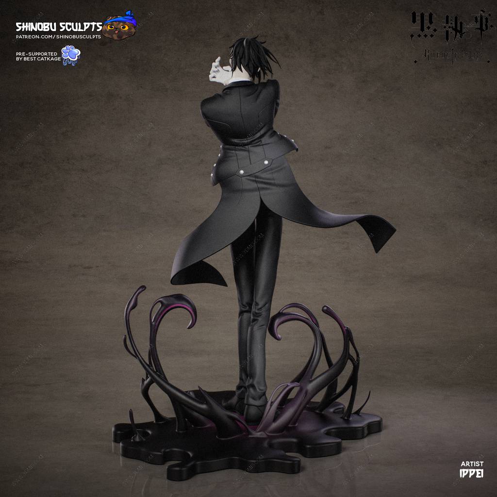P站图纸印象馆 Shinobu Sculpts 黑执事 塞巴斯蒂安·米卡利斯 Shinobu Sculpts 黑执事 塞巴斯蒂安·米卡利斯