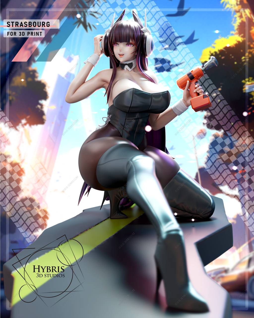 P站图纸印象馆 Hybris 碧蓝航线 斯特拉斯堡 Hybris 碧蓝航线 斯特拉斯堡