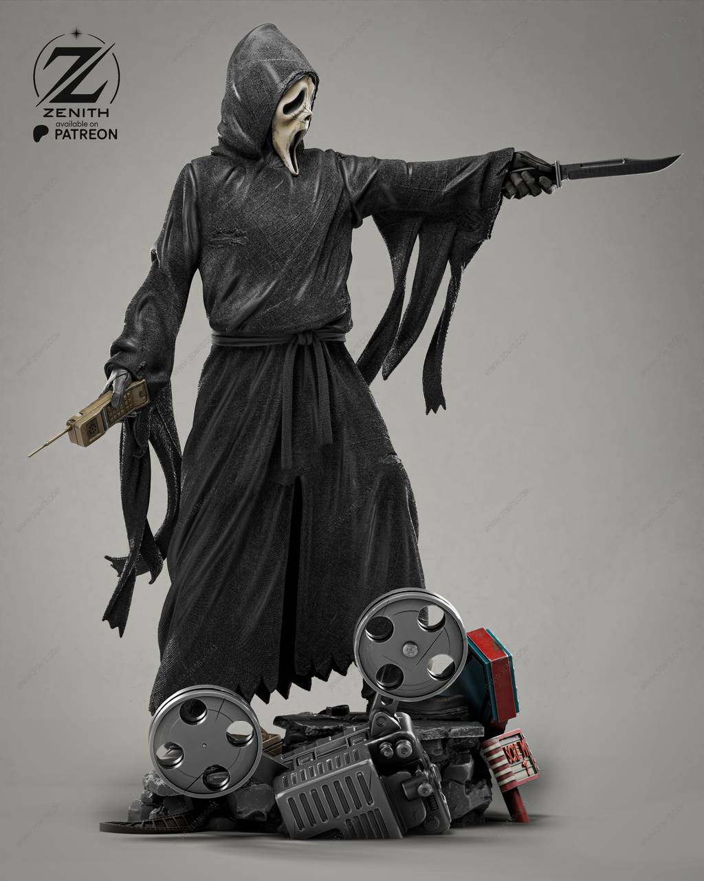 P站图纸印象馆 ZEZ STUDIOS 惊声尖叫 鬼脸 ZEZ STUDIOS 惊声尖叫 鬼脸