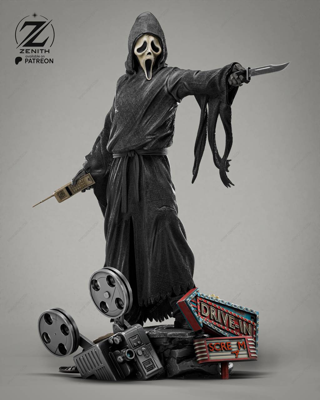 P站图纸印象馆 ZEZ STUDIOS 惊声尖叫 鬼脸 ZEZ STUDIOS 惊声尖叫 鬼脸