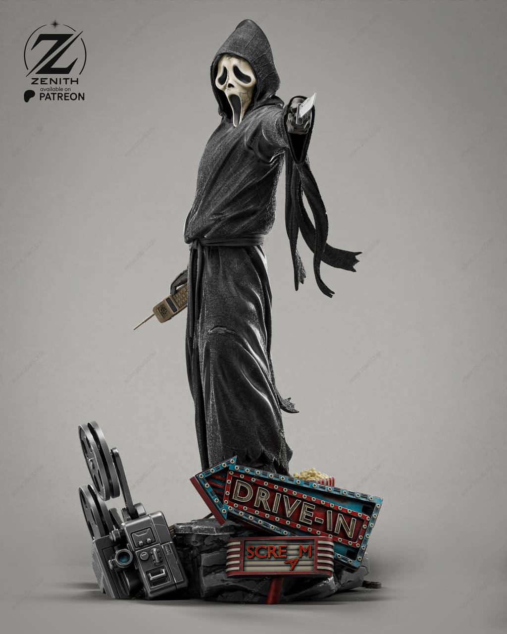 P站图纸印象馆 ZEZ STUDIOS 惊声尖叫 鬼脸 ZEZ STUDIOS 惊声尖叫 鬼脸