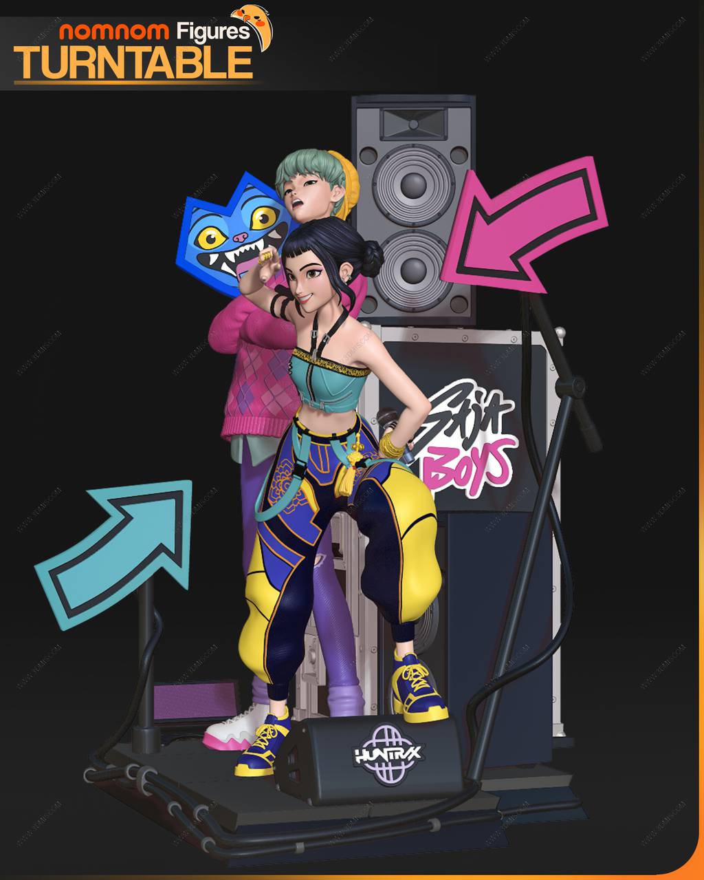 P站图纸印象馆 NomNom 猎魔女团 佐伊 NomNom 猎魔女团 佐伊