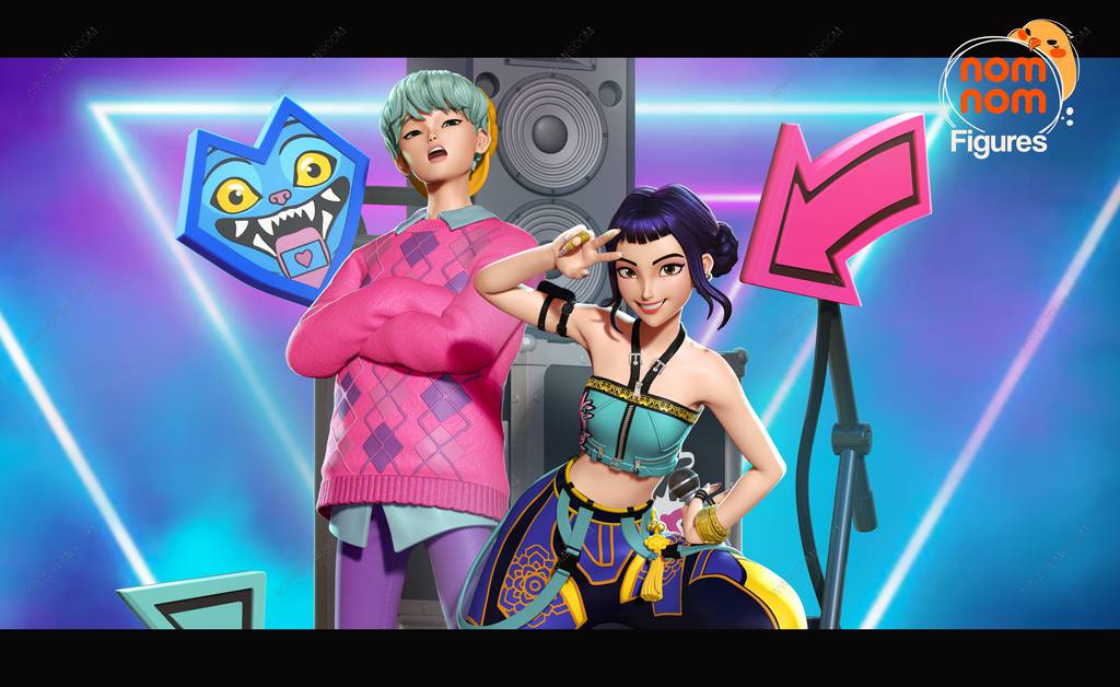 P站图纸印象馆 NomNom 猎魔女团 佐伊 NomNom 猎魔女团 佐伊