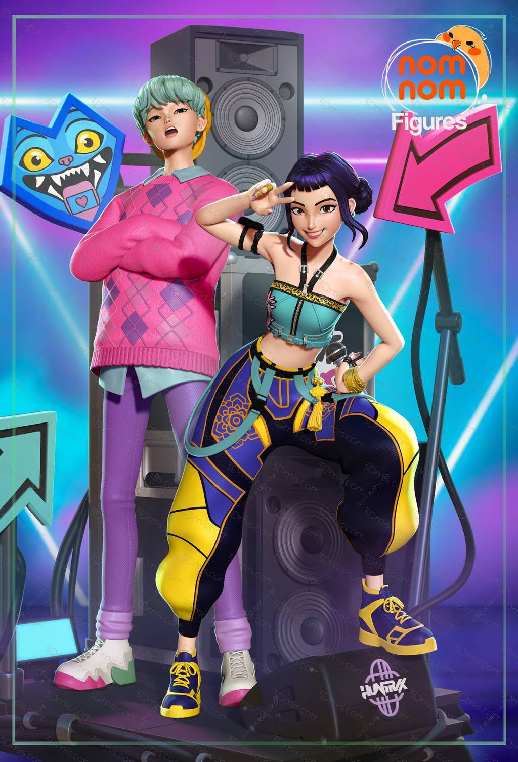 P站图纸印象馆 NomNom 猎魔女团 佐伊 NomNom 猎魔女团 佐伊