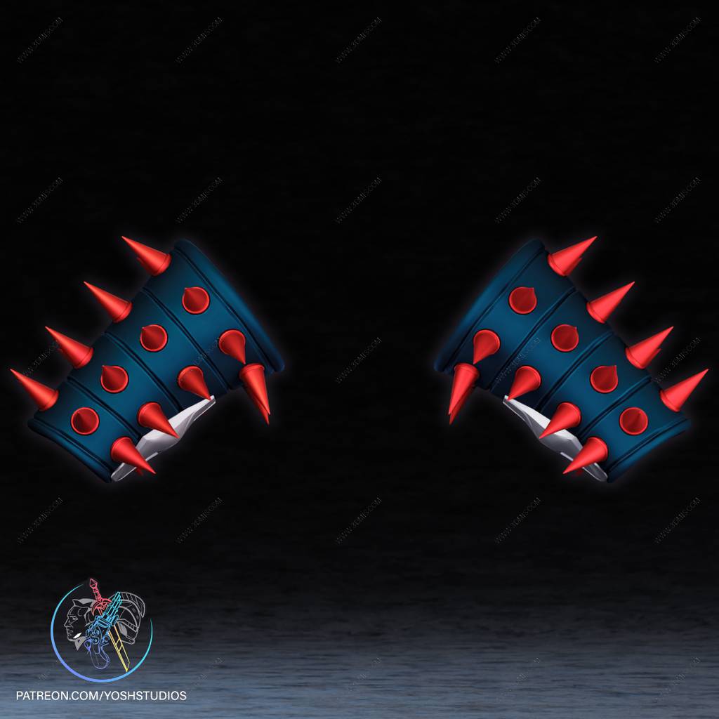 P站图纸印象馆 Yosh 漫威 蜘蛛朋克的手镯 Yosh 漫威 蜘蛛朋克的手镯